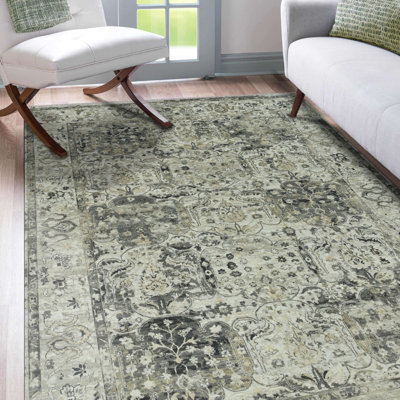Tapis traditionnel perlé noué à la main Morgan