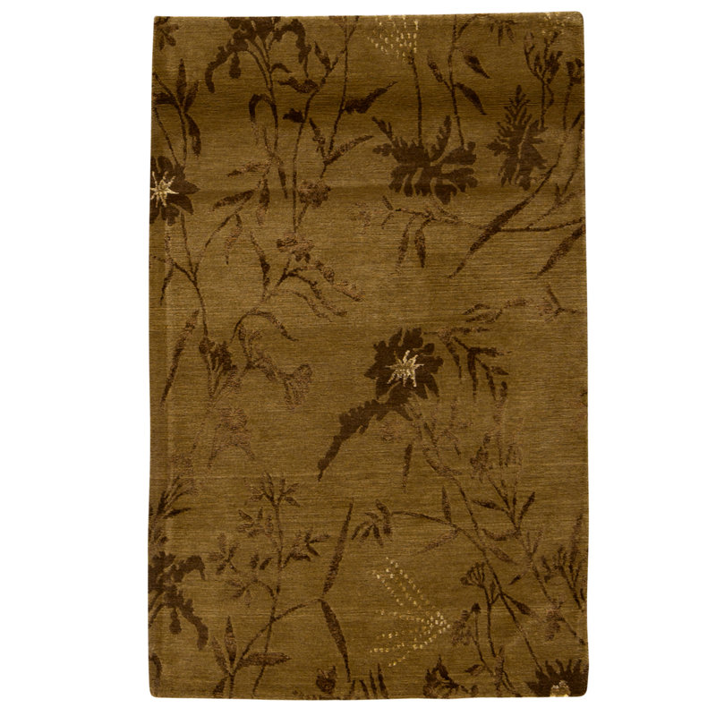 Hand Knotted Floral Indoor Rug