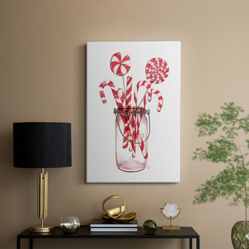 Gâteries à la menthe poivrée - Cavas enveloppés de galerie, H 27 po x l 18 po