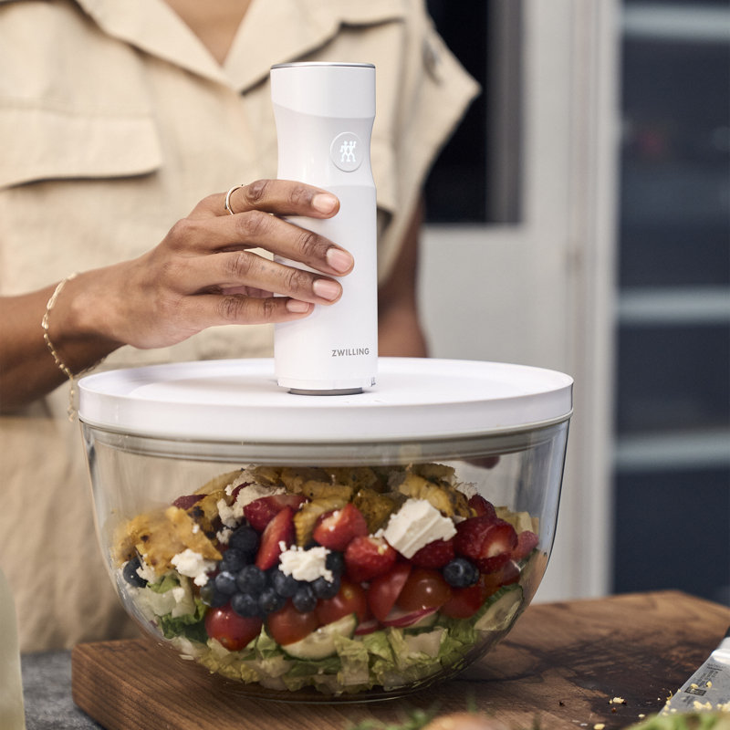 ZWILLING Fresh & Save BOWLS Glass Vacuum Bowl, Large, 4.23 quarts