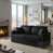 Foil Fabric Black