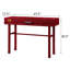 Bureau de chambre rouge industriel avec 1 - meuble-lavabo attrayant pour 1 tiroir fonctionnel