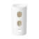 Denbigh 33.5" H Crisp White Ceramic Circular Freestanding Pedestal Bathroom Sink with Overflow