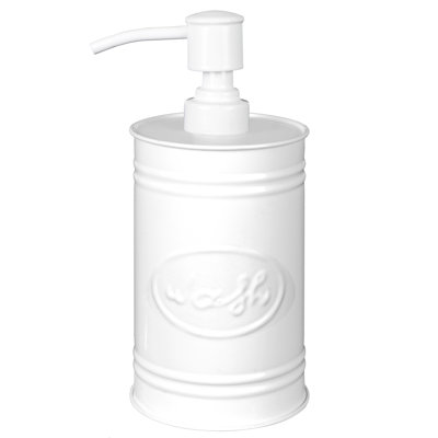 Autumn Alley White Farmhouse Soap Dispenser