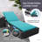 Modern PE Wicker Chaise Lounge Chair with Cushions, Adjustable Reclining Backrest for Patio, Poolside, & Garden-1821691181