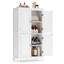 Arhavi 43.5" H 4-Door Floor Storage Cabinet with Adjustable Shelves-1326384471