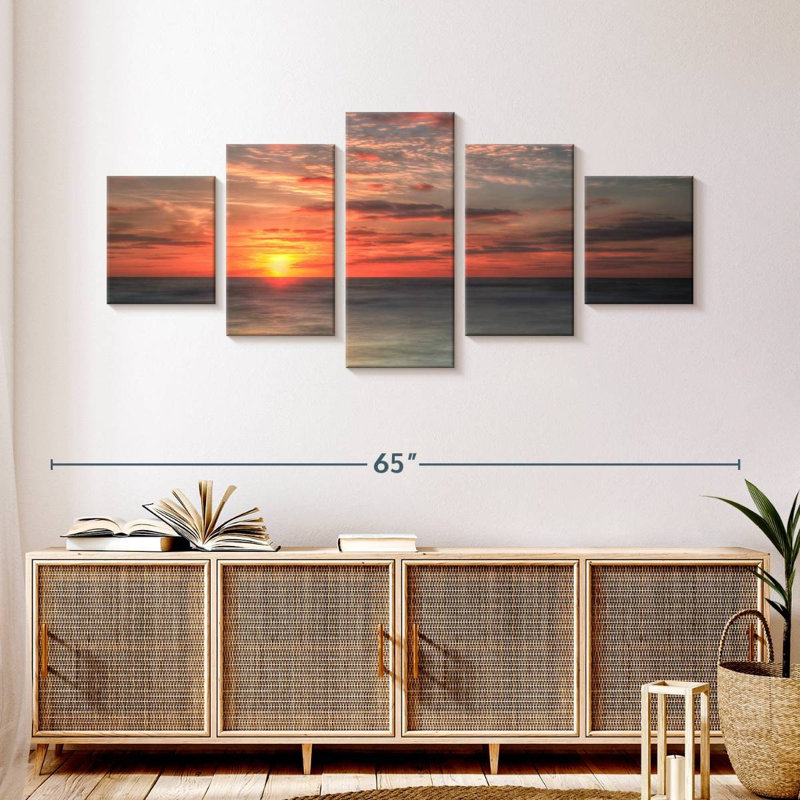 Atlantic Sunrise no. 9, H 24 po x l 55 po