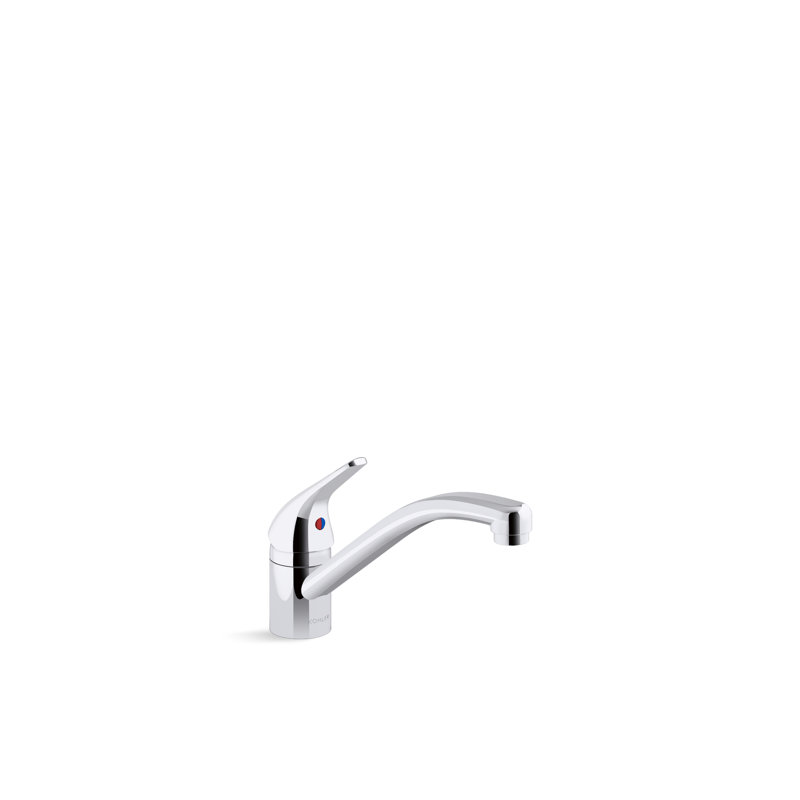 Single Handle Kitchen Faucet, Polished Chrome