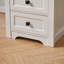 End Table with Drawers,Bedside Table with Open Shelf for Bedroom