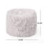 Pouf rond en fausse fourrure 5 pieds