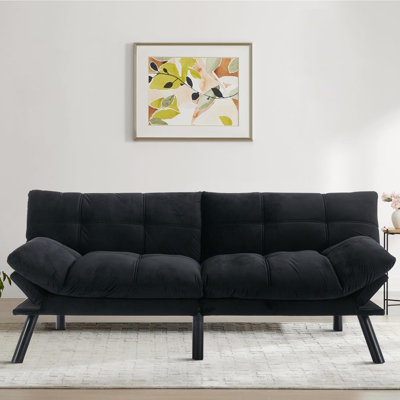 Tremol 70.88''Wide Velvet Upholstered 2-Seater Futon Sofa