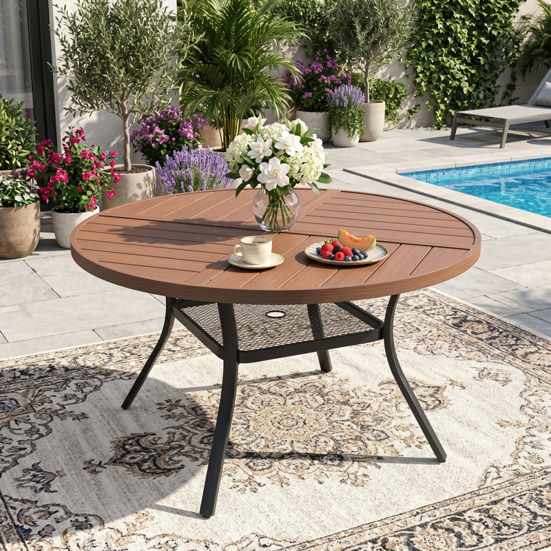 Table de salle à manger 47 ", Noyer