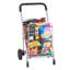 Chariot de magasinage pliable VEVOR, capacité de charge de 110 lb