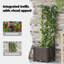 Garden Planter Steel Outdoor Container Modern Decor Terrace Stylish Pot-597376570-597376569