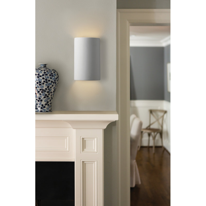 Nomad 1 - Light Dimmable Flush Mounted Sconce, Incandescent (Not included), 9.5" H x 5.75" W, Bisque