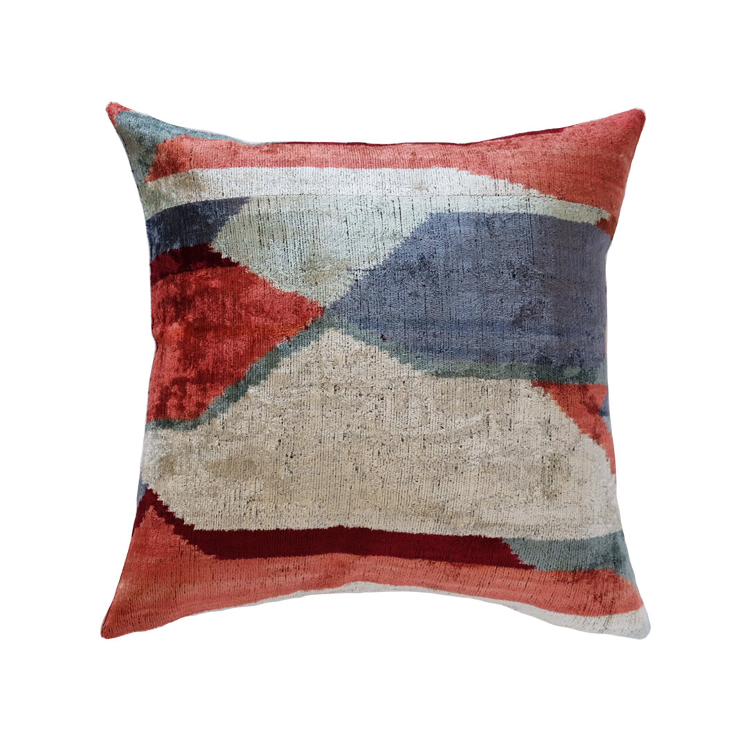 Cleo Square Silk Pillow Cover & Insert LOOMY 