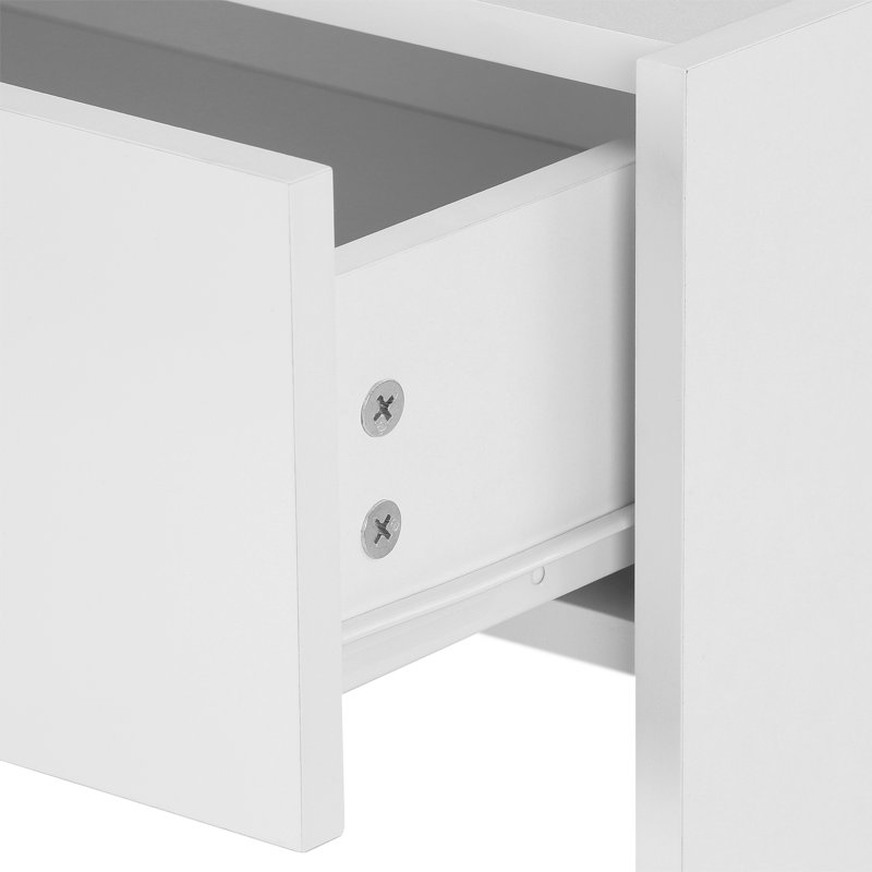 Pascal Dressing Table with Mirror, White