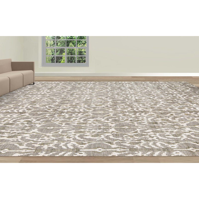 Wool Ikat Area Rug