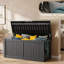 Boîte de rangement en résine 120 gallons - Rangement extérieur verrouillable et imperméable-124651934