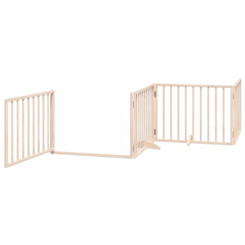 Fakhiri Solid Wood Dog House Door, 60cm H x 640cm W x 2cm D, Beige