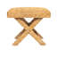 Tabouret tissé jacinthe d'eau et bois-1184506494