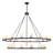 Rashana 30 Light Matte Black Chandelier