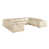 Beige Genuine Leather