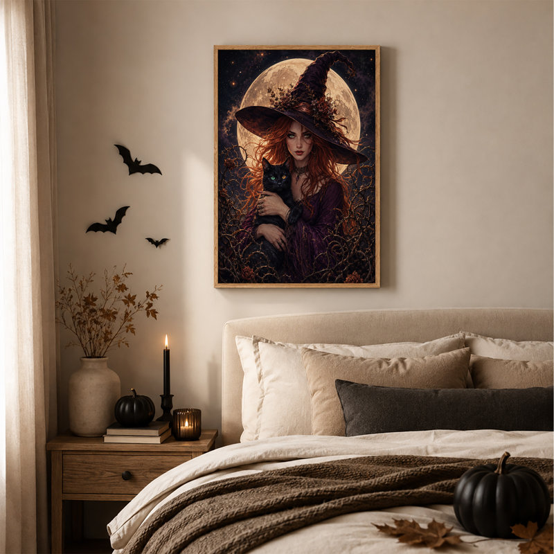 Art mural sur toile Halloween, H 48 po x l 36 po