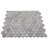 2" WOODEN HONEYCOMB MOSAIC HONED