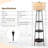 Euron 60'' Black Column Floor Lamp
