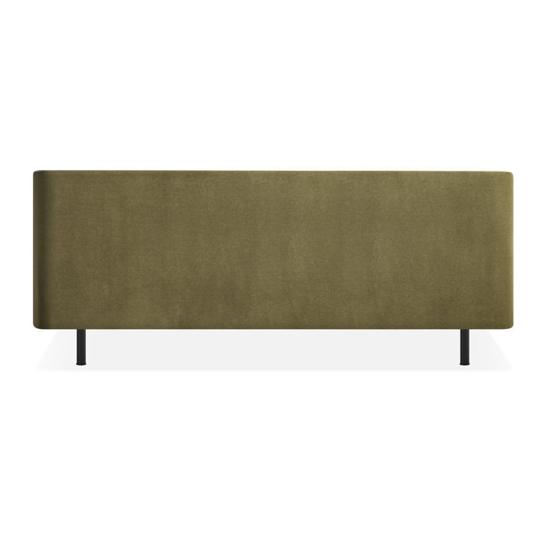 Nook Upholstered Bed, King, Moss Velvet