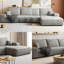Canapé modulaire en L 107 po Cloud-1355299157
