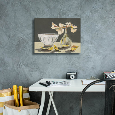  «Elegy In Neutral 2» par Melissa Wang, art mural sur toile, 16 po x 12 po