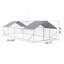 Poulailler extérieur en métal 26 po x 10 pi 6 pi-116225433