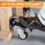 Workbench Caster Kit 660 Lbs~920Lbs Heavy Duty Retractable Casters Workbench Wheels All Steel Construction Urethane, Bonus Install Template