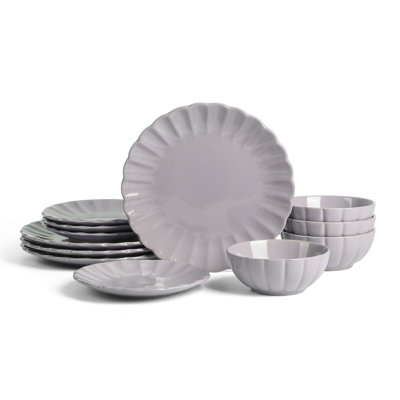 Earth & Clay Phoenix 12-Piece Dinnerware Set Stoneware