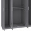 4 Door Wardrobe with Mirror-1904197911