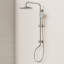 Système de douche mural à pluie, pomme de douche à pluie 10 po avec douchette-128567556