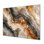 «Slab Structures Orange Grey Agate - Marble Wall Art Living Room»