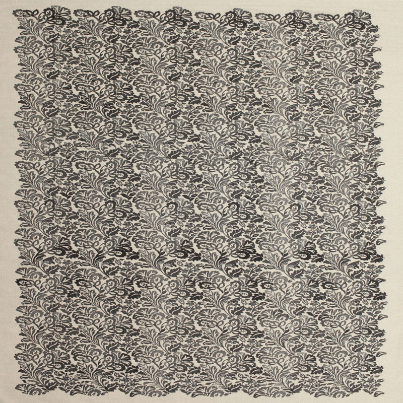 Tapis gris zone contemporaine, Carré 5 pi