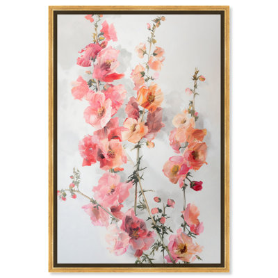 «Bougainvillea I», art nouveau floral sur toile par Art Remedy