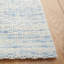 Tapis bleu / ivoire en laine tissé à la main Aon-615760637