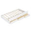 Lit de jour avec couchette et tiroirs, taille simple, blanc-125326864