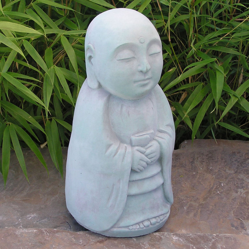 Weather Resistant Concrete / Cement Garden Statue, Copper Patina
