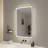 40 Inch Rectangle LED Front and Backlit Wall Mirror in Black-591679131-591679200