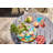 Aluminum Outdoor Coffee Table; Round