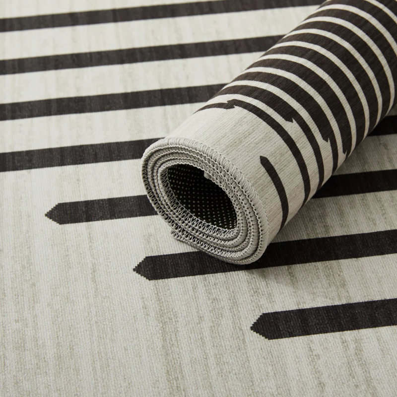 Denetta Abstract Machine Printed Area Rug, Rectangle 200 x 290 cm