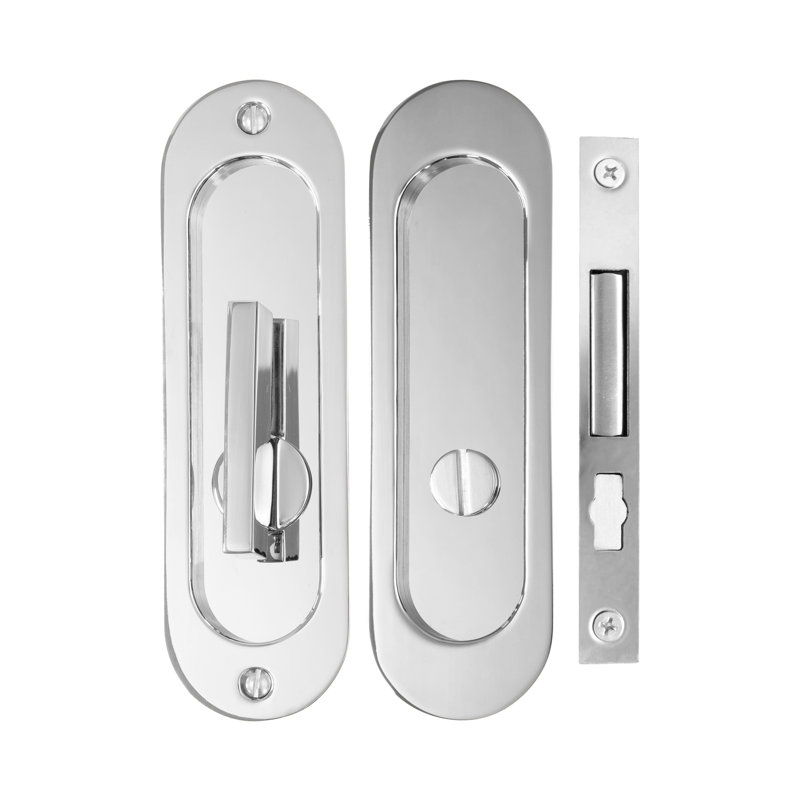 Stainless Steel Pocket Door Hardware, Polish Stainless Steel