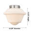 Applique murale de salle de bain 1 lumière à intensité variable Gaspard-33004507-33004499-33004498
