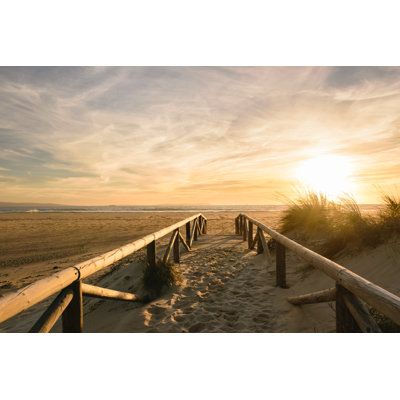 Sunset, Tarifa, Spain - Wrapped Canvas Print